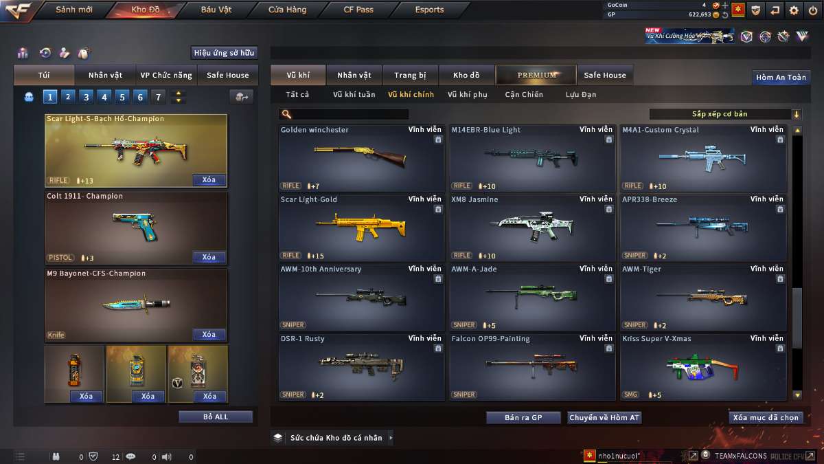 shop acc cf uy tin gia re